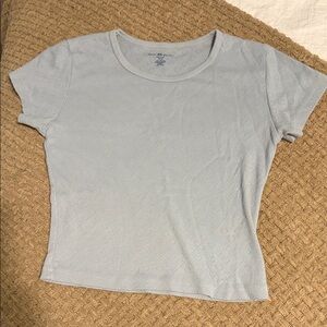 Brandy Melville Sky Blue Short Sleeve Tee